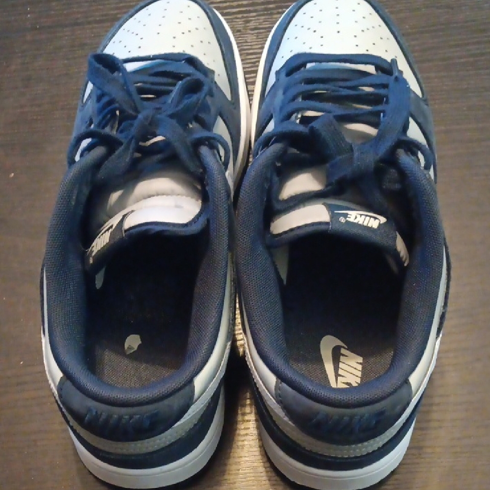 Nike Dunk Low Georgetown Suede in Navy and Gray Mens SZ 11 EUC - Picture 6 of 9